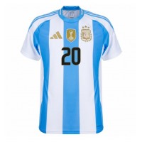 Dres Argentína Alexis Mac Allister #20 Domáci Copa America 2024 Krátky Rukáv